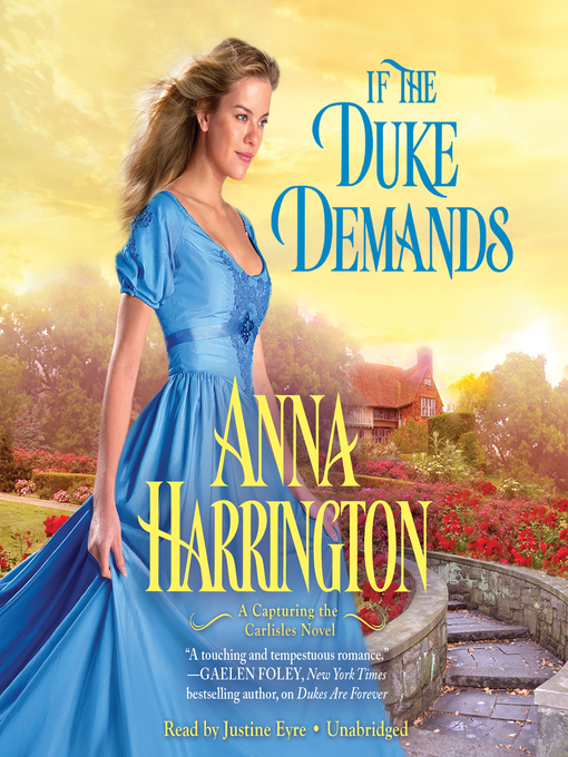 Title details for If the Duke Demands by Anna Harrington - Wait list